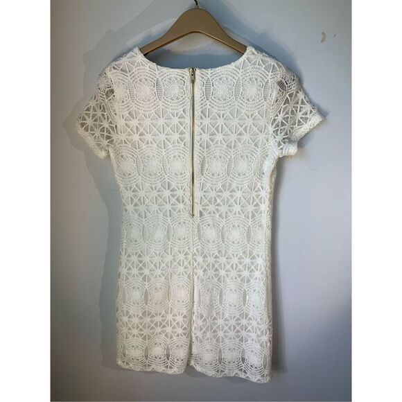 Lulu’s Love You For Eternity Lace Shift Dress, White. XS - Picture 8 of 16